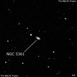 NGC 5361 - галактика. Описание NGC 5361:, Галактика в созвездии Гончие Псы