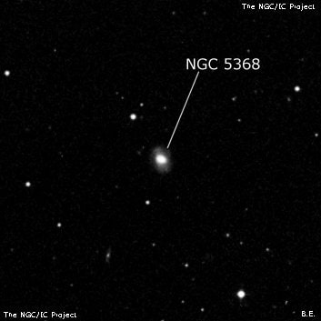 NGC 5368 - спиральная галактика с баром. Описание NGC 5368:, Галактика в созвездии Большая Медведица