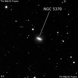 NGC 5370 - спиральная галактика с баром. Описание NGC 5370:, Галактика в созвездии Большая Медведица
