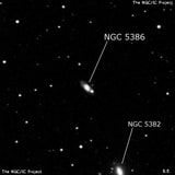 NGC 5386 - линзовидная галактика. Описание NGC 5386:, Галактика в созвездии Дева