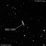 NGC 5387 - галактика. Описание NGC 5387:, Галактика в созвездии Дева