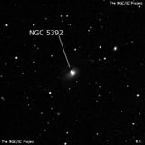 NGC 5392 - линзовидная галактика. Описание NGC 5392:, Галактика в созвездии Дева
