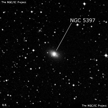 NGC 5397 - спиральная галактика с баром. Описание NGC 5397:, Галактика в созвездии Центавр