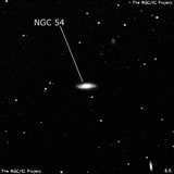 NGC 54 - спиральная галактика. Описание NGC 54:, Галактика в созвездии Кит