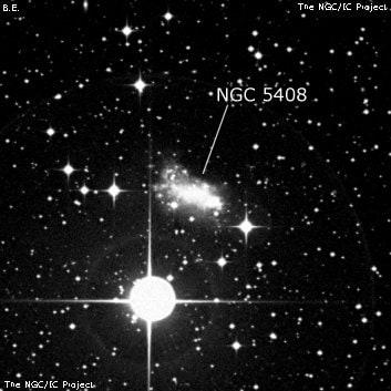 NGC 5408 - галактика неправильной формы. Описание NGC 5408:, Галактика в созвездии Центавр