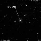 NGC 5415 - спиральная галактика. Описание NGC 5415:, Галактика в созвездии Малая Медведица