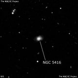 NGC 5416 - спиральная галактика. Описание NGC 5416:, Галактика в созвездии Волопас