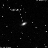 NGC 5417 - спиральная галактика. Описание NGC 5417:, Галактика в созвездии Волопас
