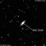 NGC 5420 - спиральная галактика. Описание NGC 5420:, Галактика в созвездии Дева