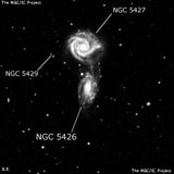 NGC 5426 - спиральная галактика. Описание NGC 5426:, Галактика в созвездии Дева