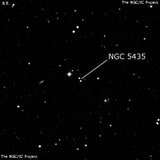 NGC 5435 - две звезды. Описание NGC 5435:, Двойная звезда в созвездии Дева