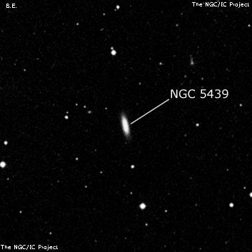 NGC 5439 - галактика. Описание NGC 5439:, Галактика в созвездии Гончие Псы