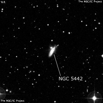 NGC 5442 - спиральная галактика. Описание NGC 5442:, Галактика в созвездии Дева