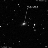 NGC 5454 - линзовидная галактика. Описание NGC 5454:, Галактика в созвездии Волопас