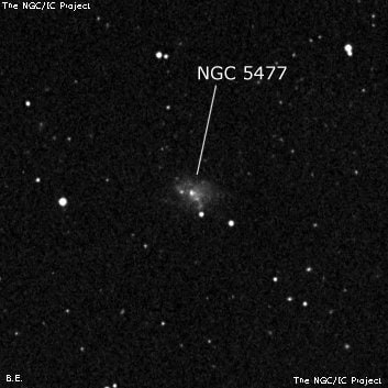 NGC 5477 - галактика. Описание NGC 5477:, Галактика в созвездии Большая Медведица
