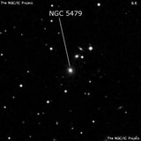 NGC 5479 - галактика. Описание NGC 5479:, Галактика в созвездии Малая Медведица