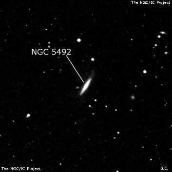 NGC 5492 - галактика. Описание NGC 5492:, Галактика в созвездии Волопас
