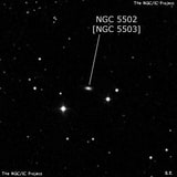 NGC 5502 - спиральная галактика. Описание NGC 5502:, Объект глубокого космоса в созвездии Большая Медведица