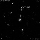 NGC 5505 - спиральная галактика с баром. Описание NGC 5505:, Галактика в созвездии Волопас
