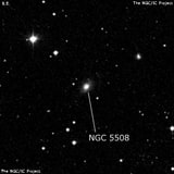 NGC 5508 - линзовидная галактика. Описание NGC 5508:, Галактика в созвездии Волопас