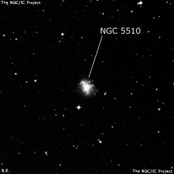 NGC 5510 - галактика. Описание NGC 5510:, Галактика в созвездии Дева