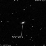 NGC 5515 - галактика. Описание NGC 5515:, Галактика в созвездии Волопас