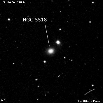 NGC 5518 - галактика. Описание NGC 5518:, Галактика в созвездии Волопас