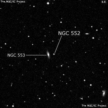 NGC 552 - одиночная звезда. Описание NGC 552:, Двойная звезда в созвездии Рыбы