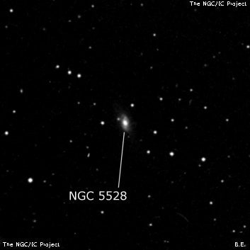NGC 5528 - спиральная галактика. Описание NGC 5528:, Галактика в созвездии Волопас