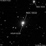 NGC 5532 - линзовидная галактика. Описание NGC 5532:, Галактика в созвездии Волопас