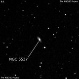 NGC 5537 - галактика. Описание NGC 5537:, Галактика в созвездии Дева