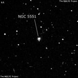 NGC 5551 - эллиптическая галактика. Описание NGC 5551:, Галактика в созвездии Дева