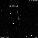 NGC 5563 - спиральная галактика. Описание NGC 5563:, Галактика в созвездии Дева