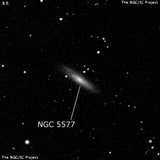 NGC 5577 - галактика. Описание NGC 5577:, Галактика в созвездии Дева