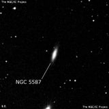NGC 5587 - линзовидная галактика. Описание NGC 5587:, Галактика в созвездии Волопас