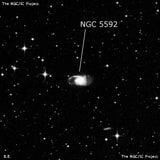 NGC 5592 - спиральная галактика с баром. Описание NGC 5592:, Галактика в созвездии Гидра