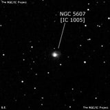 NGC 5607 - галактика. Описание NGC 5607:, Объект глубокого космоса в созвездии Малая Медведица