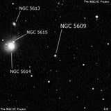 NGC 5609 - спиральная галактика. Описание NGC 5609:, Галактика в созвездии Волопас