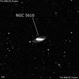 NGC 5610 - спиральная галактика с баром. Описание NGC 5610:, Галактика в созвездии Волопас