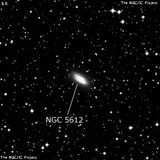 NGC 5612 - галактика. Описание NGC 5612:, Галактика в созвездии Райская Птица