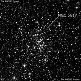 NGC 5617 - рассеянное скопление звёзд. Описание NGC 5617:, Рассеянное скопление в созвездии Центавр