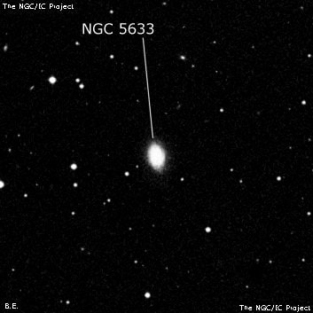 NGC 5633 - спиральная галактика. Описание NGC 5633:, Галактика в созвездии Волопас