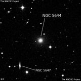 NGC 5644 - линзовидная галактика. Описание NGC 5644:, Галактика в созвездии Волопас