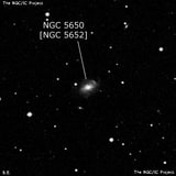 NGC 5650 - спиральная галактика с баром. Описание NGC 5650:, Объект глубокого космоса в созвездии Дева