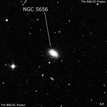 NGC 5656 - галактика. Описание NGC 5656:, Галактика в созвездии Волопас