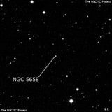 NGC 5658 - одиночная звезда. Описание NGC 5658:, Галактика в созвездии Дева