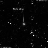 NGC 5663 - галактика. Описание NGC 5663:, Галактика в созвездии Весы