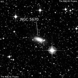 NGC 5670 - линзовидная галактика. Описание NGC 5670:, Галактика в созвездии Волк