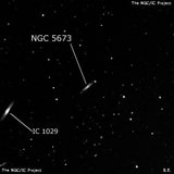 NGC 5673 - спиральная галактика с баром. Описание NGC 5673:, Галактика в созвездии Волопас