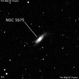 NGC 5675 - спиральная галактика с баром. Описание NGC 5675:, Галактика в созвездии Волопас